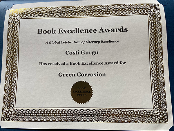 I won the Book Excellence Award!